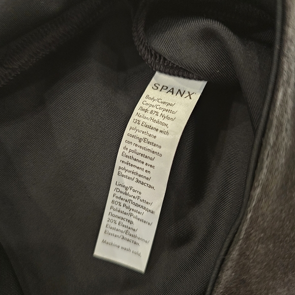 Spanx Black Faux Leather Moto Leggings MEDIUM - Picture 7 of 13